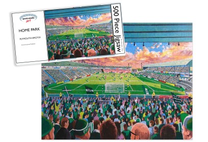 Home Park Stadium Fine Art Jigsaw Puzzle - Plymouth Argyle FC